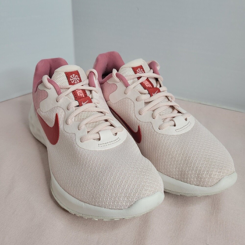 Nike Revolution 6 Next Nature Shoes Women's Daily Sneakers Soft Pink Size 8